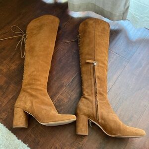 Tan Knee-High Women's Boots
